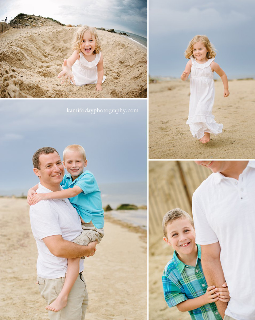 Boston family beach portraits in Cape Cod