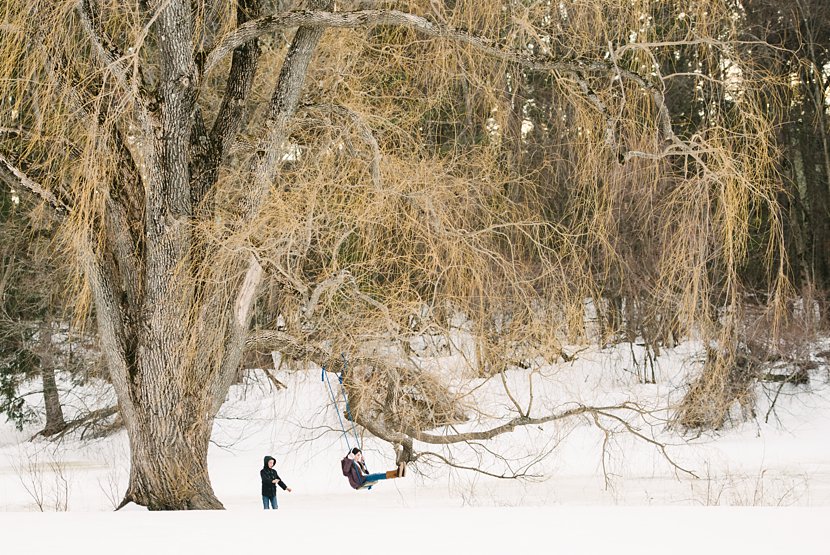 New Hampshire Winter Child Photography